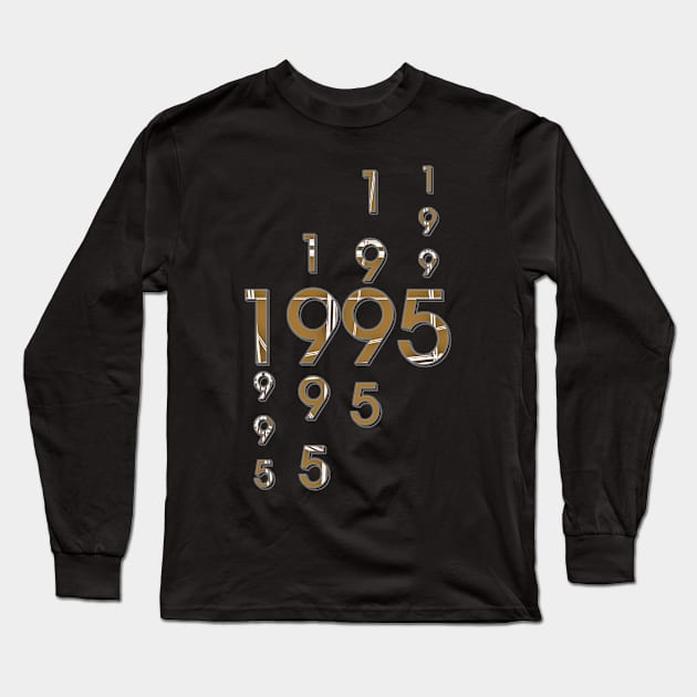 Année de naissance 1995 Long Sleeve T-Shirt by Cartsandra B